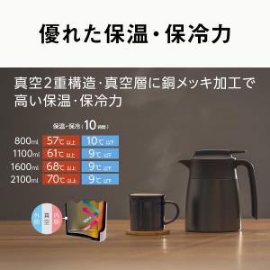 保温ポット 卓上ポット 1100mL 保温 保...の詳細画像2