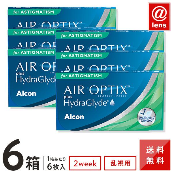 コンタクトレンズ 乱視用 エアオプティクス プラス ハイドラグライド乱視用×6箱 送料無料
