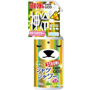 ひんやりシャツシャワー ストロング レベルGOD 500mL 涼感 冷感スプレー 衣類 シーツ 消臭 除菌 暑さ対策 猛暑 特許冷感技術