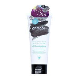 熊野油脂 chacol チャコール炭 & 酵素 Wクレンジング 洗顔フォーム