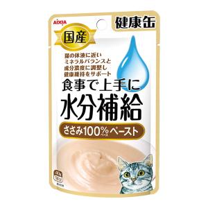 アイシア 健康缶パウチ 水分補給 ささみペースト 40g 猫用 国産｜atlife-shop