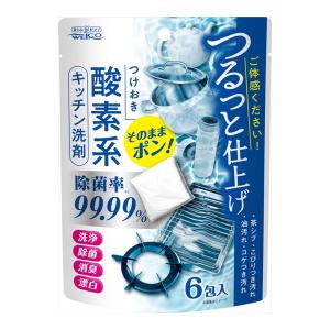 【送料無料】 ウエ・ルコ つけおき 酸素系 キッチン洗剤 6包入 1個
