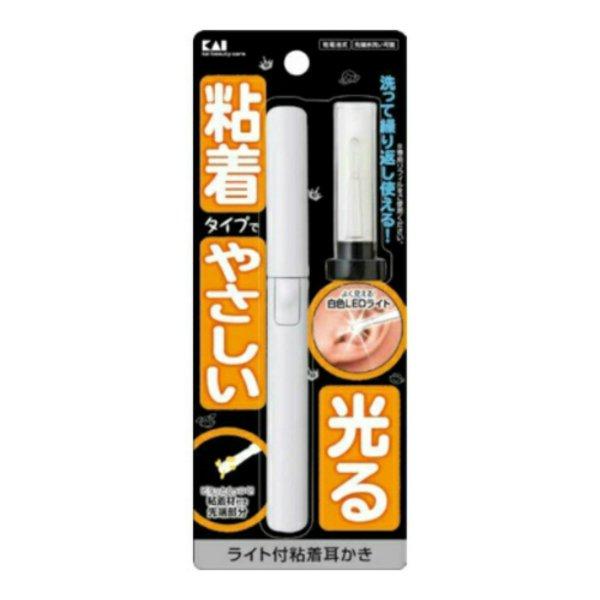 【メール便送料無料】 貝印 KQ0292 ライト付 粘着耳かき 1個