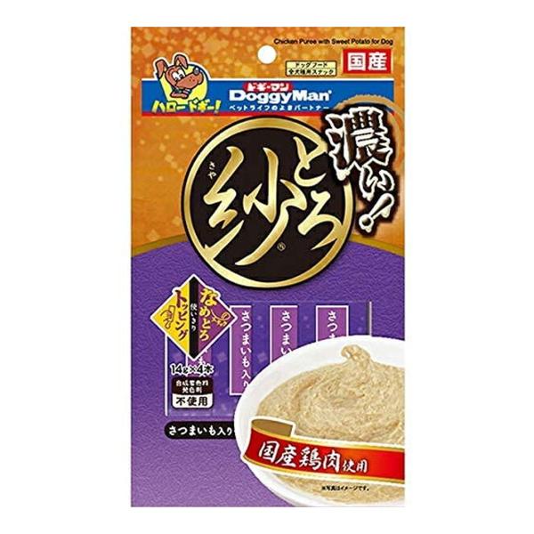 【メール便送料無料】ドギーマン とろ紗 さつまいも入り 14g×4本 1個