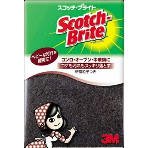 【×2個 メール便送料無料】3M スコッチ・ブライト ナイロン不織布たわし ヘビータイプ 1個入