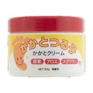 【定形外郵便】コスメテックスローランド かかとつる子 かかとクリーム 無着色 180g( 尿素 アロエ スクワラン フット 足用 クリーム 1個｜atlife-shop