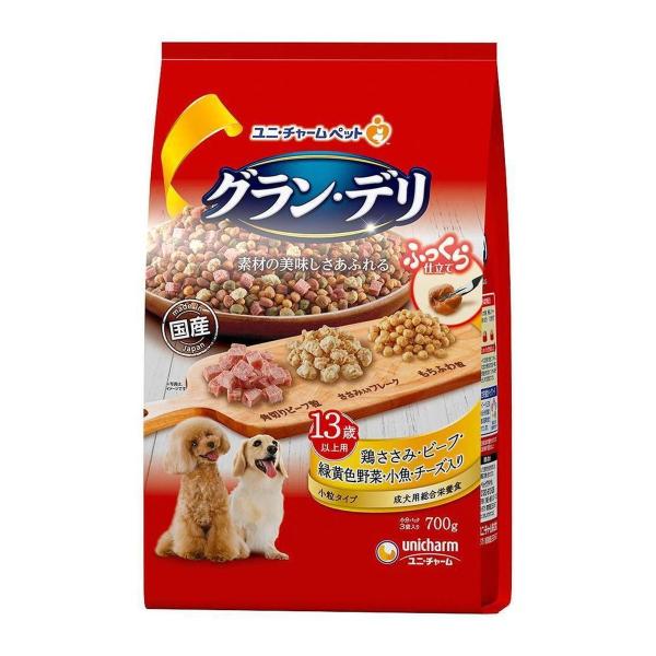 【送料無料・まとめ買い×3個セット】グラン・デリ ふっくら仕立て 13歳以上用 鶏ささみ・ビーフ・緑...