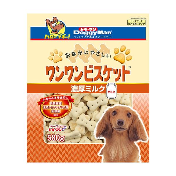 【送料無料・まとめ買い×3個セット】ドギーマン おなかにやさしい ワンワンビスケット 濃厚ミルク 5...