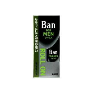 【送料無料・まとめ買い×5点セット】ライオン Ban ( バン ) 男性用ロールオン さわやかなシトラス微香タイプ