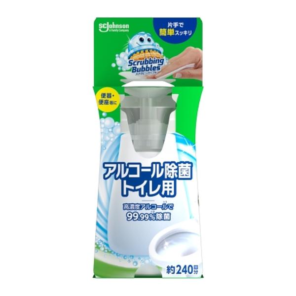 【まとめ買い×5個セット】ジョンソン スクラビングバブル アルコール除菌 トイレ用 本体 300ml