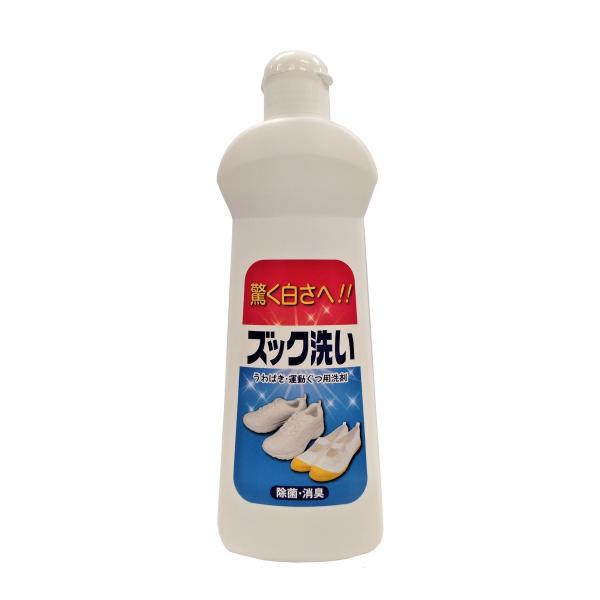 【送料無料・まとめ買い×10個セット】ロケット石鹸 ズック洗い洗剤 400g うわばき・運動靴用洗剤