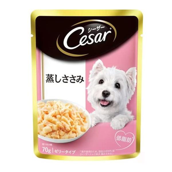 【送料無料・まとめ買い×160個セット】マースジャパン シーザー CEP1 成犬用 蒸しささみ 70...