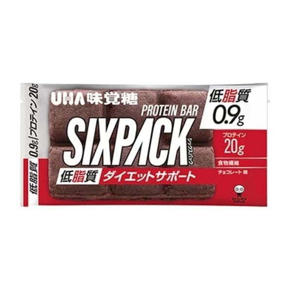 UHA味覚糖 シックスパック SIXPACK プロテインバー チョコレート味 1本入 ※新旧パッケー...