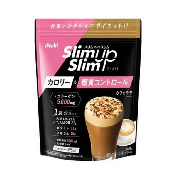 アサヒグループ食品 スリムアップスリム シェイクカフェラテ 360g