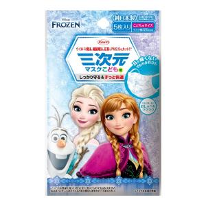 興和 三次元マスク こども用 アナと雪の女王 純日本製 5枚入り｜atlife-shop