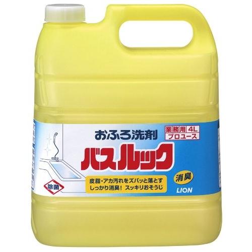 【業務用】ライオンハイジーン 業務用バスルック 4Ｌ プロユース仕様 スッキリ感のあるレモンタイプの...