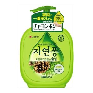 【送料無料】トイレタリージャパン チャヨンポン 食器用洗剤 松葉の香り 本体 490ML 1個｜atlife