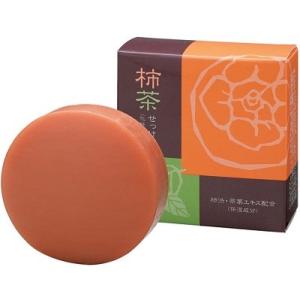 地の塩社 柿茶石けん 80g