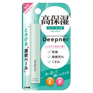 【送料無料】近江兄弟社 メンターム ディープナー 薬用 リップ メントールUV 2.3g 1個｜atlife