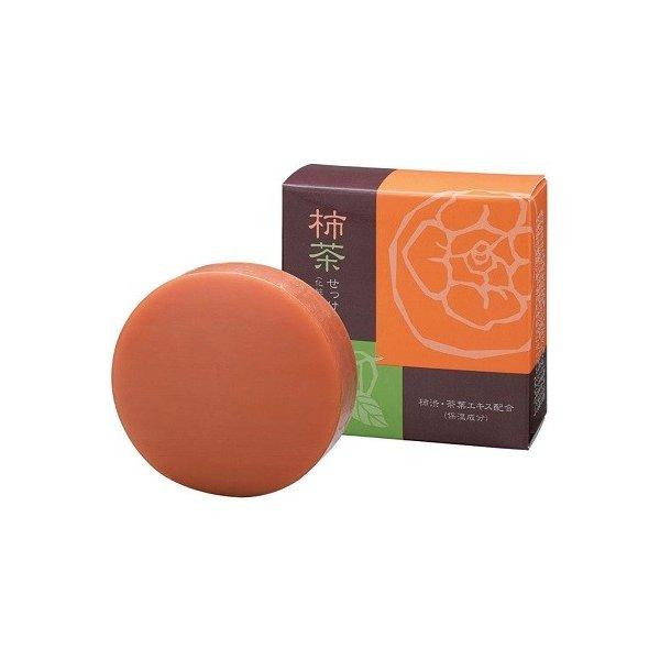 地の塩社 柿茶石けん 80g