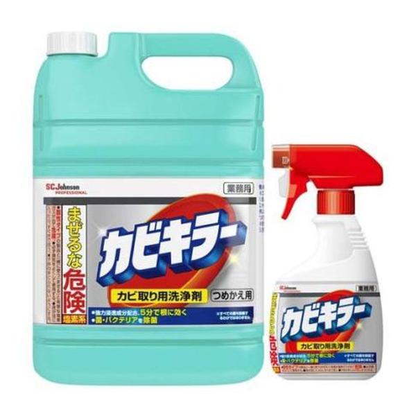 【送料無料】ジョンソン カビキラー つめかえ用 業務用 (空ボトル400G付き) 1個