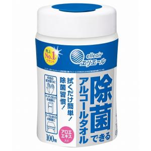 大王製紙 エリエール 除菌できるアルコールタオル 100枚入 本体（除菌ウエットティッシュ）（490...