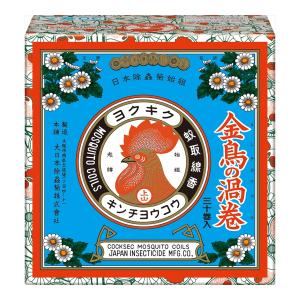 【送料無料】大日本除虫菊 金鳥 キンチョー 金鳥の渦巻V 30巻 紙函 蚊取り線香 1個｜atlife