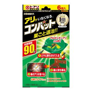 【送料無料】大日本除虫菊 キンチョー アリ用 コンバット 6個入 1個｜atlife