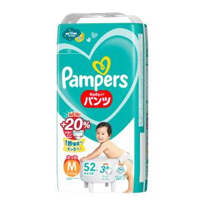 【送料無料】P&G パンパース さらさらケア パンツ スーパ-ジャンボ たっち Mサイズ 52枚 男女共用 紙おむつ 1個｜atlife