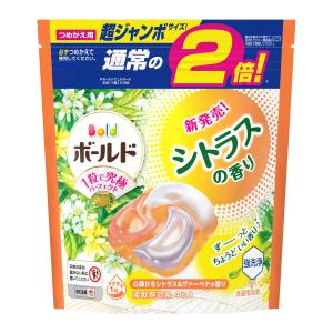 【送料無料】P&G ボールド ジェルボール 4D 心弾けるシトラス&ヴァーベナの香り つめかえ用 超ジャンボサイズ 22個入 1個｜atlife