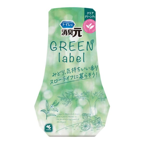 【送料無料】小林製薬 トイレの消臭元 グリーンラベル クリアグリーンティー 400ml 1個