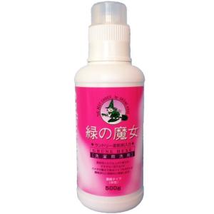 緑の魔女 ランドリー 柔軟剤入 500g 柔軟剤配合洗剤(衣類用)（4902875121223）
