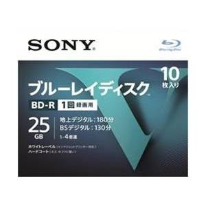 ソニー（SONY） ブルーレイディスク R4倍速1層 Vシリーズ 10BNR1VLPS4 10枚入 ...