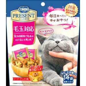 日本ペットフード コンボプレゼント キャット おやつ 毛玉対応 (14袋) 1個  猫用おやつ｜atlife