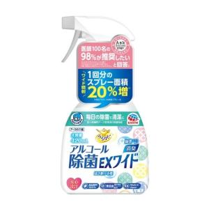 アース ヘルパータスケ らくハピ アルコール除菌EXワイド 420ml 1個｜atlife