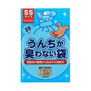 クリロン化成 BOS(ボス) うんちが臭わない袋 ペット用 SSサイズ 20枚｜atlife