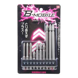 【メール便送料無料】藤原産業 B-MOBILE プラスビット SCB-102 6.35mm 10点セット 1個｜日用品・生活雑貨の店 カットコ