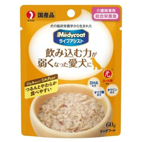 ペットライン メディコート ライフアシスト ジェルタイプ ミルク仕立て 60g 1個【メール便送料無...