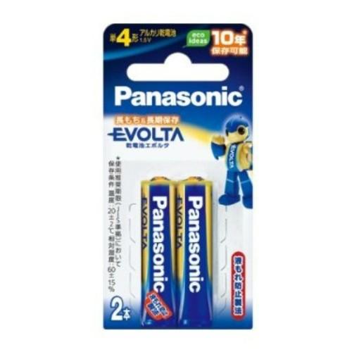 パナソニック(Panasonic) アルカリ乾電池 EVOLTA(エボルタ) 単4*2P LR03E...