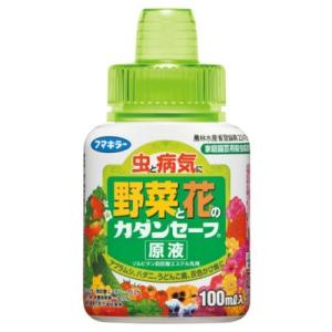 フマキラー 虫と病気に 野菜と花の カダンセーフ 原液 100ml （4902424429442）