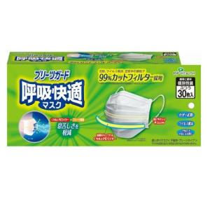 ピップヘルス プリーツガード 呼吸快適マスク ふつうサイズ 個別包装(30枚入) 1個｜atlife