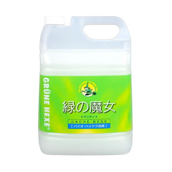 緑の魔女 キッチン業務用 5L (食器用洗剤) 弱酸性 (4902875981124) ×3点セット