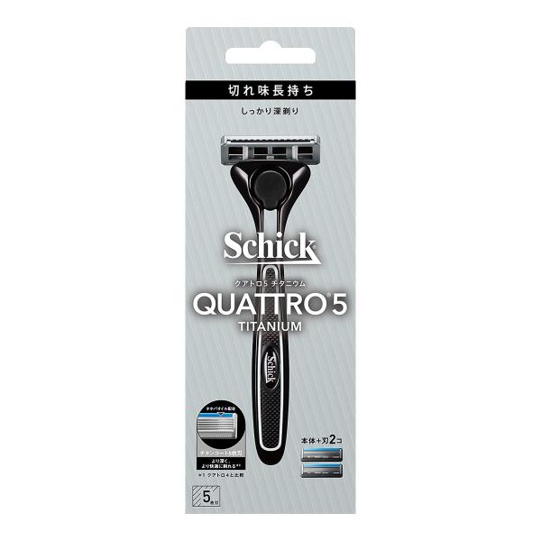 【送料無料・まとめ買い×6個セット】シック・ジャパン schick クアトロ5チタニウム ホルダー（...