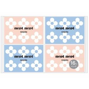 王子ネピア ネピア ネピネピ ポケットティシュ 20枚(10組)×16個パック （490112114...