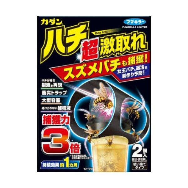 【送料無料・まとめ買い×10個セット】フマキラー カダン ハチ超激取れ 2個入