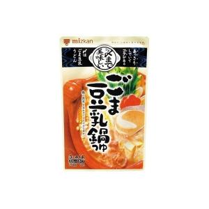 【送料無料】 ミツカン 〆シメまで美味しいごま豆乳鍋つゆ ストレート 750g ×12個セット｜atlife