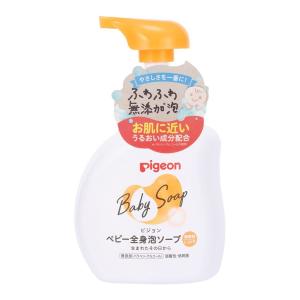 (送料無料・まとめ買い×20個セット)ピジョン ベビー全身泡ソープ しっとり 500ml