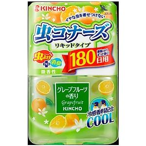 金鳥 虫コナーズ リキッドタイプ 180日用 微香性 グレープフルーツの香り 400ml 点セット Jsonic Ca