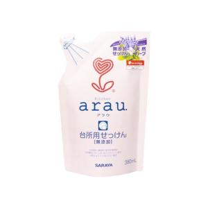 サラヤ アラウ．（arau.） 台所用せっけん詰め替え　３８０ｍＬ ×24点セット 【まとめ買い特価...