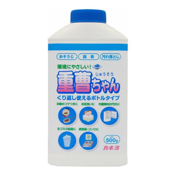 【送料無料・まとめ買い×24個セット】カネヨ石鹸 重曹ちゃん ボトル 500g